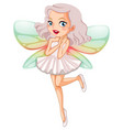 Fairy is standing on a white background Royalty Free Vector