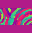 colorful neon circles background vector image