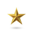 golden star vector image