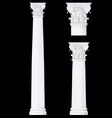 corithian column vector image