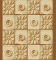 seamless pattern with elements of old vector image vector image