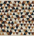 triangle pattern with retro and fashion concept vector image