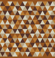 triangle pattern with retro and fashion concept vector image