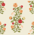 floral pattern with roses vector image