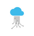 cloud computing icon vector image