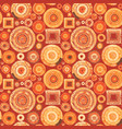 seamless abstract pattern of geometric shapes vector image