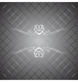 silver luxury background vector image vector image