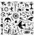 nature fairy tale doodles vector image vector image