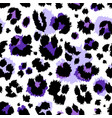 seamless ultraviolet violet leopard pattern vector image vector image
