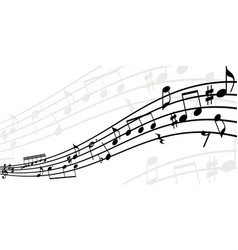 Background with notes Royalty Free Vector Image