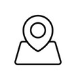 map pin travel icon vector image vector image