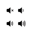sound icon speaker volume audio volume vector image