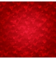background from red hearts vector image