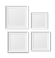 realistic picture frames vector image
