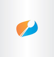 spoon logo symbol design vector image
