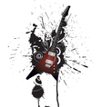 grunge background vector image