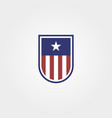 american emblem with shield logo symbol design vector image