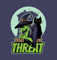 devious witch vector image vector image