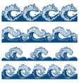 artistic waves vector image