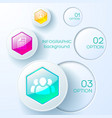 business options infographics vector image