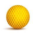golf ball vector image vector image