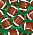 cute football seamless pattern vector image vector image