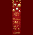 christmas background vector image