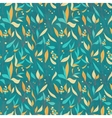 seamless pattern with colorful leaves vector image