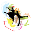 dancing couple vector image