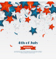 4th of july - independence day of america vector image vector image