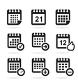 calendar an icon vector image