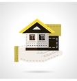 sale of house flat icon vector image