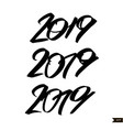 chinese calligraphy for 2019 new year of the pig vector image vector image