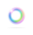bright circle on a light background vector image