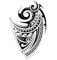 maori style tattoo vector image