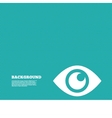 eye sign icon publish content button vector image vector image