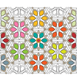 seamless floral pattern vector image