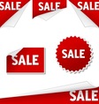 sale labels vector image