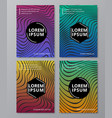 abstract liquid smooth lines music waves vector image