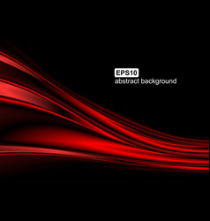 Abstract red wave background Royalty Free Vector Image