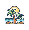 caribbean vector image