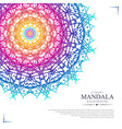 luxury mandala with golden arabesque design vector image vector image