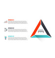 business data visualization vector image vector image