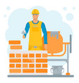 builder vector image vector image
