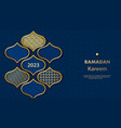 ramadan kareem poster islamic postcard vector image