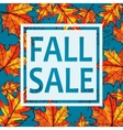 fall sale seasonal banner vector image vector image