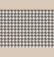 crows foot pattern from pixels vector image vector image