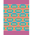 colorful african print cloth kente seamless vector image