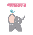 baby shower design vector image