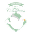 my first communion design vector image vector image